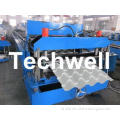 Roof Color Steel Tile Roll Forming Machine With Hydraulic P